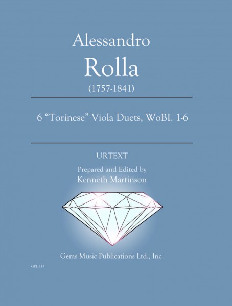 6 \"Torinese\" Viola Duets, WoBI. 1-6