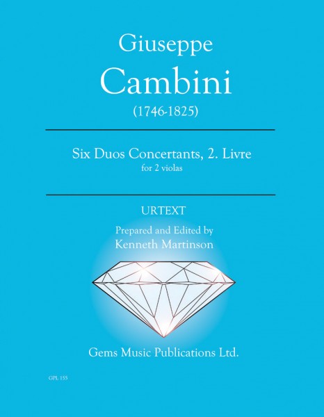 Six Duos Concertants, 2. Livre for 2 violas (#7-12)