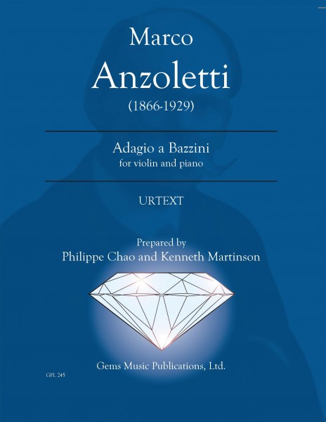Adagio a Bazzini for violin and piano