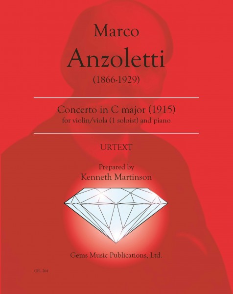 Concerto in C major for violin/viola (1 soloist) and orchestra (1915) (violin-viola/piano reduction)