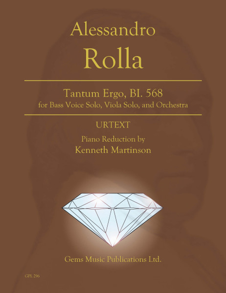 Tantum Ergo, BI. 568 for Bass Voice, Solo Viola, and Orchestra (piano reduction)